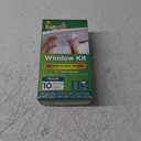 Duck Brand Window Insulation Kit - Winter Seal Kit Fits up to 10 Windows - Rolled Shrink Film Cuts to Size for Easy Indoor Installation - Tape Included - 62 In. by 420 In.- Clear