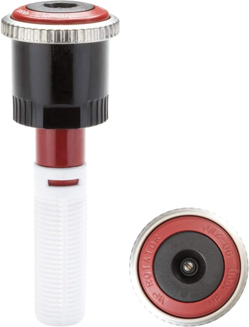 Hunter MP1000-90 Adjustable Sprinkler Nozzle MP Rotator Head, 90210 Arc, 8'15' Radius, Water-Saving Lawn & Garden Irrigation (Maroon)