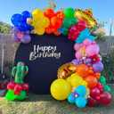 Mexican Fiesta Party Decorations 159pcs Fiesta Balloon Arch Garland Kit Cactus Sombrero Taco Balloons for Cinco De Mayo Taco Twosday Birthday Decorations Party Supplies