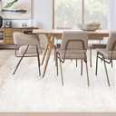 Area Rugs 8x10 Living Room: Washable Rug Modern Abstract Large Rugs Soft Non Slip Neutral Rug Stain Resistant Indoor Carpet for Bedroom Kitchen Dining Room Table Nursery Home Office Rugs(Beige,8'x10')
