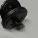 1 Side Keyed Deadbolt Lock,Single Cylinder Dead Bolt, Matte Black Round Exterior Keyed Front Entry Inside Door Deadbolt
