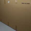 AERART Abstract Wall Art White and Gold Wave Lines Canvas Print Artwork Abstract Wall Decor Paintings for Living Room Bedroom Office Home Decor 29x58 Inch