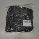 Women's Long Sleeve Asymmetrical Tops Notched Neck T Shirt Slim Fit Elegant Tee (Black, L)