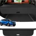 Powerty Cargo Cover for 2017-2025 Cadillac XT5 Accessories, Trunk Cover Retractable Trunk Shielding Shade Cargo Luggage Cover Black