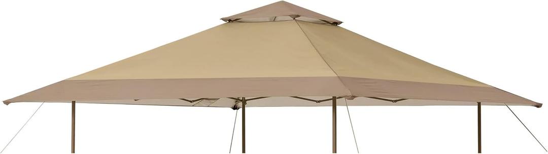 Replacement Top Compatible with Ozark Part Number WMT-1313114N Instant Outdoor Canopy Frame, Canopy Cover ONLY, (Beige/Brown)