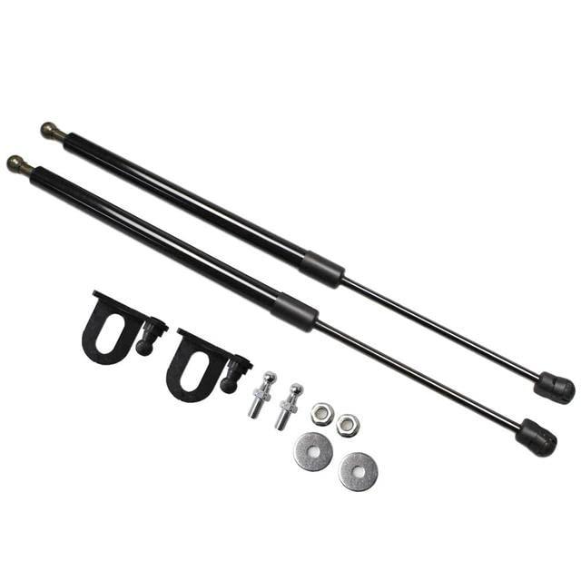 TSUBASA Lift Supports for Scion xB E150 2008-2015 Toyota Rukus Front Hood Bonnet Modify Gas Struts Carbon Fiber Shock Dampers Spring Rod Bar (2PCS) (Normal Black)