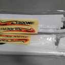 TOYANDONA 2pcs Foam Airplane Glider with Stickers 38.9 in White Kids, 38.97 x 23.62 x 6.10 inches