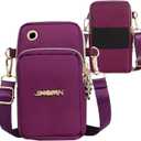 Women's mini crossbody bag, with 3 separate pockets