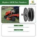 Variable Speed Pulley for MTD 956-04015B 956-04015A 656-04015 656P05011 Replaces Cub Cadet Craftsman Troy-Bilt Murry Lawn Mower and Garden Tractors 656-0059A, 618-04148,956-04015, 918-04148