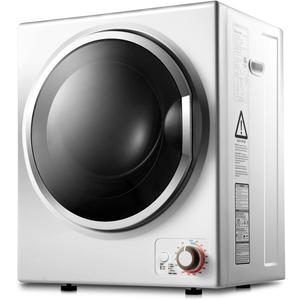 110V 850W Electric Compact Portable Clothes Laundry Dryer with Stainless Steel Tub Apartment Size 1.5 cu.ft