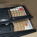 3-Tier Steel Rolling Cart with Removable Baskets