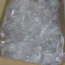 Tiangrid 50 Sets Mini Hand Sanitizer Bottles Bulk 2oz Empty Christmas Hand Sanitizer Travel Size Wedding Favors for Guests with Organza Bags Thank You Tags for Woman Employees(Flower,Pink)