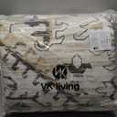 VK VKLIVING Machine Washable Rug 5'x7' Vintage Design Washable Area Rugs with Non Slip Rugs for Living Room Bedroom Traditional Woven Rug Carprt Stain Resistant, Dining Office Boho Rug, Brown&Black