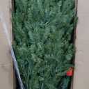 National Tree Company 9 ft Pre-Lit Dunhill Fir Artificial Christmas Tree, 900 LED Lights, 4,029 Tips, PowerConnect, Foot Pedal, 10 Light Functions, Includes Stand, Green