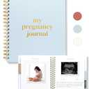 Lamare Pregnancy Journal for First Time Moms – Hardcover Pregnancy Planner & Diary – Pregnancy Gift for First Time Moms – Keepsake with Prompts & Photo Slots
