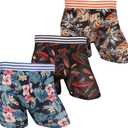 Men's Colorful Mesh Boxer Briefs - Funny Man Underwear, Moisture-Wicking Mens Mesh Underwear, No Ride Up (Color3)