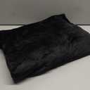 Exclusivo Mezcla Fleece Throw Blanket 300GSM Black 50x70 Inches