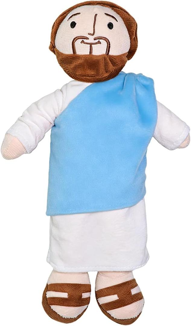 2 x 13" Jesus Plush, Stuffed Jesus Christian Plushie Doll Religious Gift for Easter Christmas Church(B)