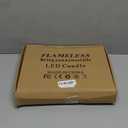 Enido 12 Pc Flameless LED Candles with 1 Remote & Timer, Outdoor Waterproof, Flickering Electric Warm Lights for Cozy Home & Holiday Romantic Decor, Battery Operated for Party(D 2.2” x H 4”/5”/6”