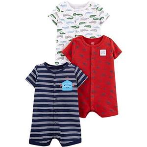 Simple Joys by Carter's Baby 3-Pack Snap-up Rompers 12m