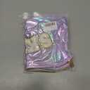 2 x Hiroyuki Iridescent Makeup Bag, 14 inches Cosmetic Bag, Large Capacity Travel Pouch (Skin, purple)