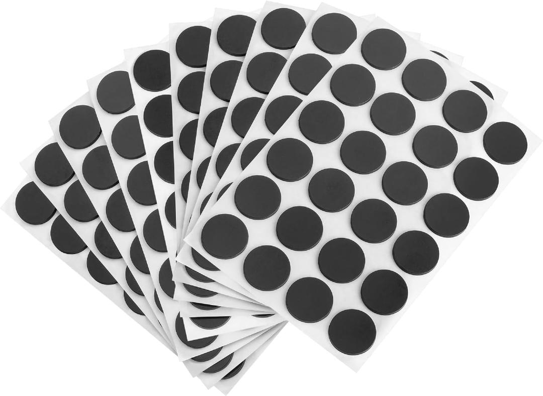 Mr. Pen- Self Adhesive Magnet Dots, 240 pcs, Flexible and Extra Thin, 3/4" Diameter x 0.37" Thickness, Magnetic Dots with Adhesive Backing, Perfect for Crafts, DIY Projects & Decorative Magnet (Black Round)