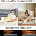 600W Dog House Heater,Anti-Bite Cord Heated Dog House,Wall-Mounted Dog HeaterKeep Your Pet Warm and Happy UL Tested for Safety (white)