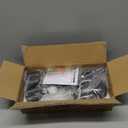 TOBUSA Semi Flush Mount Ceiling Light Fixture Matte Black, Modern Sputnik Close to Ceiling Light, Chandelier Light Fixture Ceiling for Bedroom Kitchen Living Room Dining Room, 4 Light E26 Socket