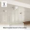 First Alert SMI100-AC, Hardwire Interconnect Smoke Alarm with Battery Backup, 1-Pack