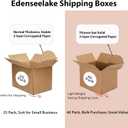 EdenseeLake 40 Pack 5x5x5 inches Shipping Boxes Small Cardboard Boxes for Packing, Moving, Mailing, Brown
