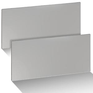 2 Pack 1/8 Steel Plate, 6'' x 12'' Steel Sheet A36 Weldable Metal Plate, Hot Rolled Steel Base Plates for Structural Support and Industrial Use