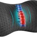 Lumbar Support Pillow for Office Chair Car Back Support Pillow, Memory Foam Gaming Chair Desk Chair Back Cushion for Lower Back Pain Relief, Ergonomic Back Rest