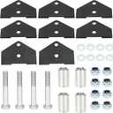 2" Full Leveling Lift Kit Compatible with 2012-2014 Polaris Ranger RZR 4 800, 2 inch Front & Rear Leveling Lift Brackets w/Hardware Kit Fit 2008-2014 Ranger RZR 800