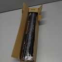GXOACKJ Black Curtain Rods for Windows 48 to 84 inch, 5/8 inch Adjustable Wrap Around Blackout Curtain Rods for Bedroom & Outdoor