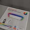 Smart LED Ceiling Light WiFi, 13 In RGB Flush Mount Lighting Fixture with Remote, Compatible with Alexa Google Home, Low Profile Ceiling Light for Bedroom, Kitchen, Square White