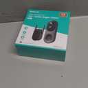 5MP Wireless Video Doorbell Camera, No Monthly Fee, 5GHz WiFi, 180 Head-to-Toe View, AI Motion Detection, VR Mode, Battery or Wired Powered, Easy Installation, Weatherproof (Dark Grey)