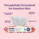 Hello Bello Premium Wipes, Designed for Sensitive Skin with Chamomile & Aloe Extracts, Rosy Posy (12 Resealable Packets = 720 Total Wipes)