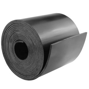 DGSL Neoprene Rubber Sheet 4" Wide x 1/8" Thick x 10' Long, Solid Rubber Rolls Use for Gaskets DIY Material, Pads, Crafts, Weather Stripping, Flooring, Black (No Adhesive)