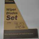 OEM Quality Windshield Wiper Blades, 18 and 18 DSV Standard Car Wiper Blades With Universal U/J Hook Only, Automotive Replacement Wiper Blades for my Car, Water Repellency Wiper Blade, Pack of 2