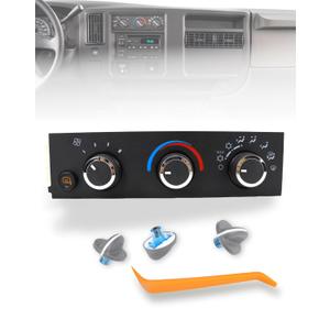 Flecto Manual Climate Control Module AC Heater Panel Compatible with Chevrolet Express & GMC Savana Van 2001-2021 Replaces OEM 15773679, 84793088, 599-294