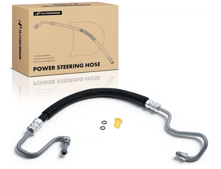 A-Premium Power Steering Pressure Hose Line Assembly, Pump To Gear
Compatible with GMC Sierra 1500 2500, Yukon & Chevrolet Silverado 1500 2500 3500 & Cadillac Escalade, Replace 15295837