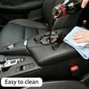 Armrest Cover Compatible with Infiniti QX55 2022-2023/QX50 2019-2023 (Black),Center Console Cover Well-Make Durable Middle Protective Cover for Infiniti QX55 /QX50 Accessories.
