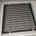 PATIKIL 20" x 20" Aluminum Return Grille, Return Air Vent Cover Linear Bar Removable Grille with Mesh Filter for Sidewall Wall Ceiling Floor HVAC System, White