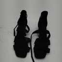 ZURIN Womens Chunky Low Heels Comfortable Open Toe Ankle Strap Heeled Sandals Strappy Block Heels Dress Shoes for Wedding Bridal Evening Party Prom