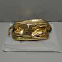 Abiudeng Large Capacity Makeup Bag Ladies Cosmetic Bag Travel Bag with Compartments Portable PU Leather Travel Makeup Bag with Handle (Checkerboard-Golden)