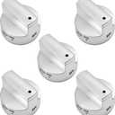 Upgraded W11101439 Range Burner Knobs for Maytag Whirlpool Range Knobs(5PCS), Replace W10858251,4534467,AP6238046,PS12074638.Compatible with Maytag Whirlpool MGR6600FW0, MGR6600FZ0, MGR7700LZ0 etc.