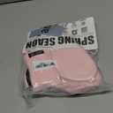 SPRING SEAON Forearm Crutch Pads (4 Units), Comfortable Elbow & Hand Padding for Open Cuff Crutches, Non-Slip Hand Grip Covers with Adjustable Velcro Straps, Breathable & Washable Forearm Crutch Accessories, Pink