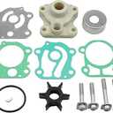 6H3W0078 Water Pump Impeller Kit for Yamaha 50 60 70 HP Outboard Motors 6H3-W0078-02-00 6H3-W0078-A0-00 Sierra 18-3461