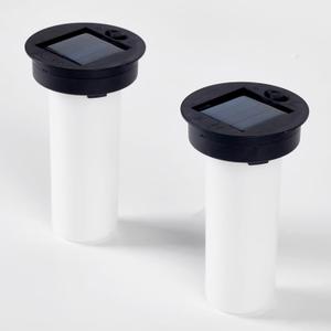 Solar-Lantern Waterproof Flame-Lights Replacement Top - Garden Decor Outdoor Flame Lighting Decorative Patio Lighting Solar Replacement Top (2pack) (2.76 Flame)