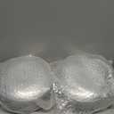 Rubtlamp 100 Pcs Clear Gold Plastic Plates, Hammered Party Plates, Clear Disposable Dessert Plates,Clear Gold Plates 7 Inch, Gold Plastic Dessert Plates Disposable For All Occasions